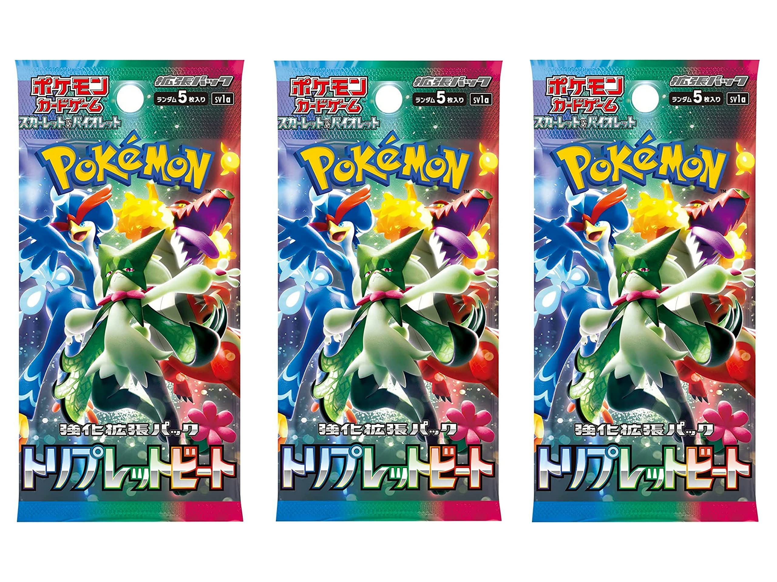 Amazon.com: (3 Packs) Pokemon Card Game TCG Japanese Scarlet