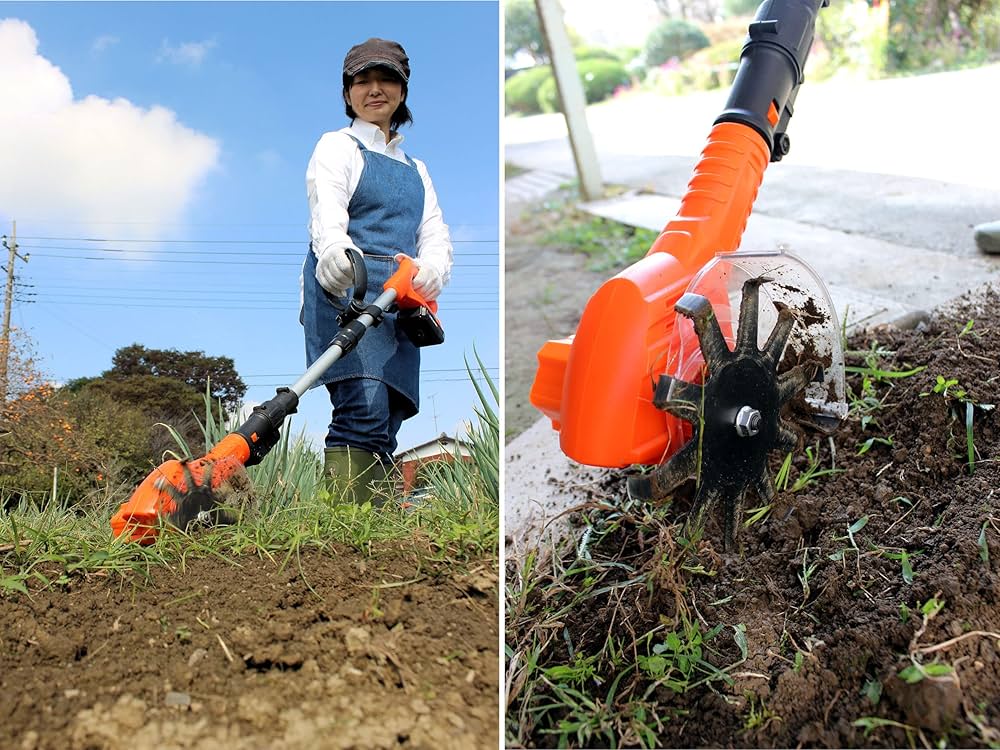 Amazon | YARD FORCE 24V コードレス 除草 耕運機 LAC25-JP 充電式 (新