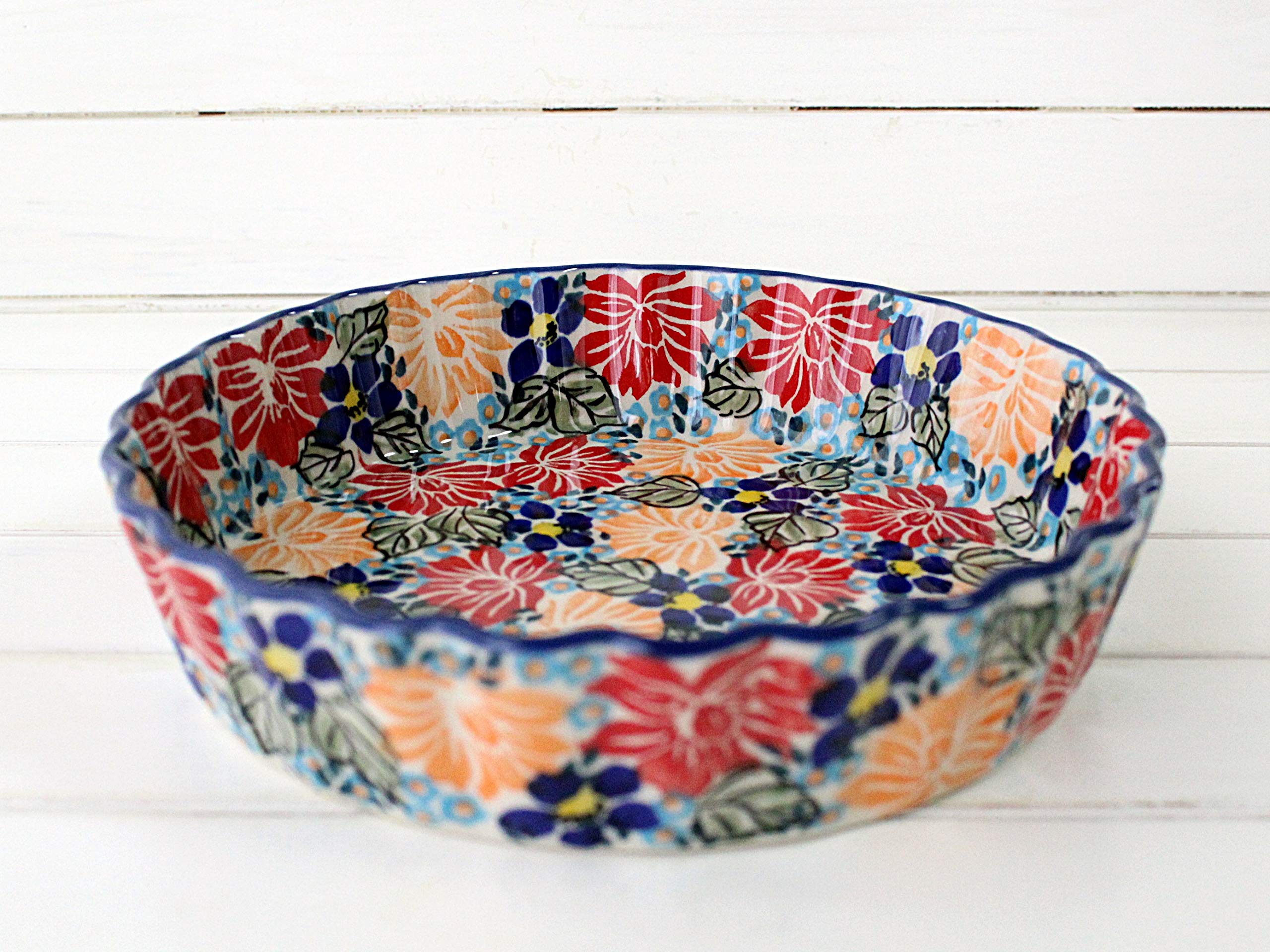 ポーリッシュポタリー19cm皿 4枚セット ポーリッシュポタリー19cm皿 4