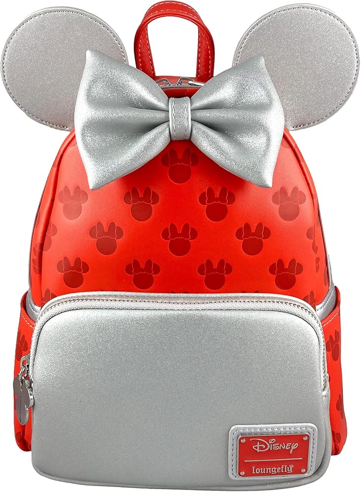 Amazon.co.jp: Loungefly ディズニー ミニーマウス レッドとシルバー