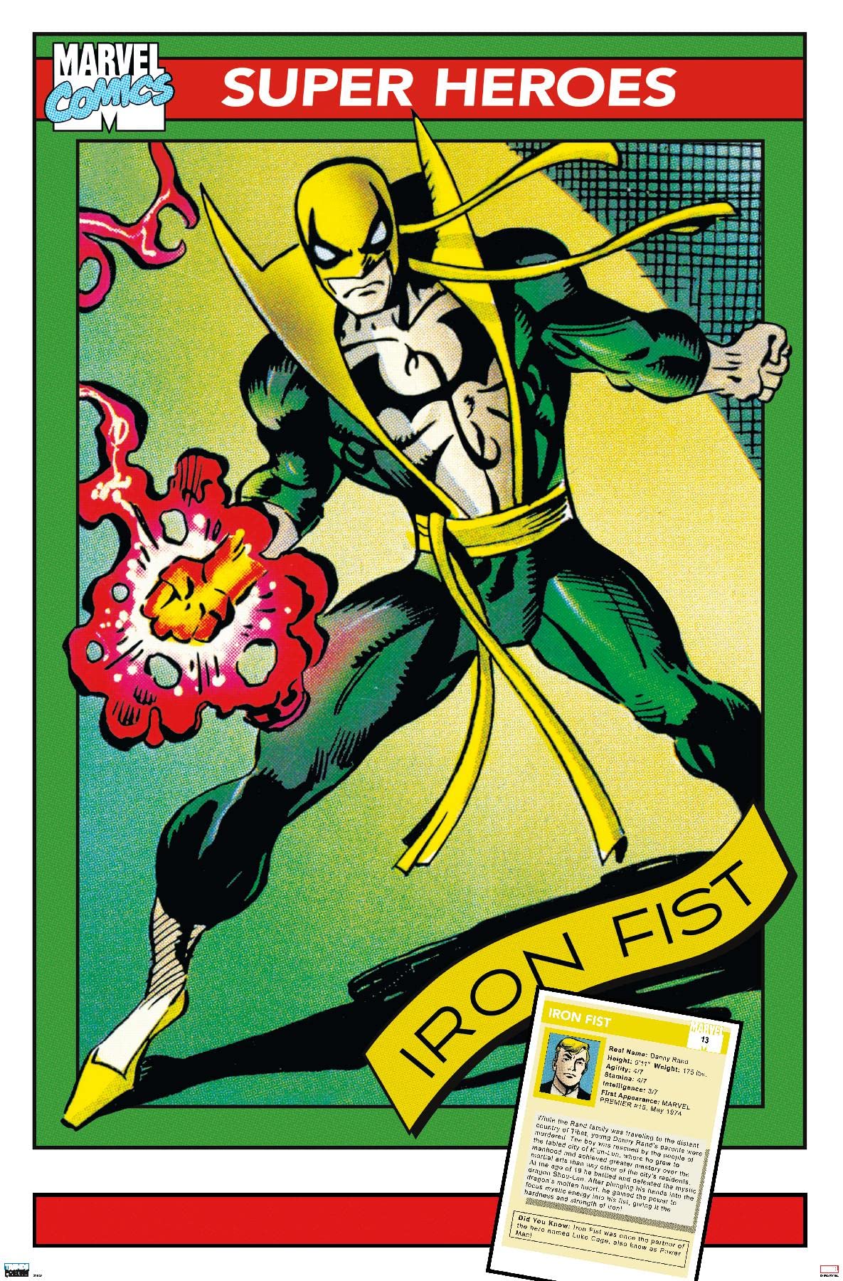 Amazon.com: Trends International Marvel Trading Cards - Iron Fist