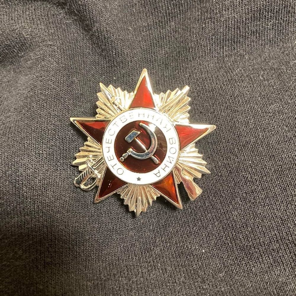 Amazon.co.jp: ソ連勲章 ソ連軍 勲章 激レア品 鉄十字 祖国戦争勲章（2