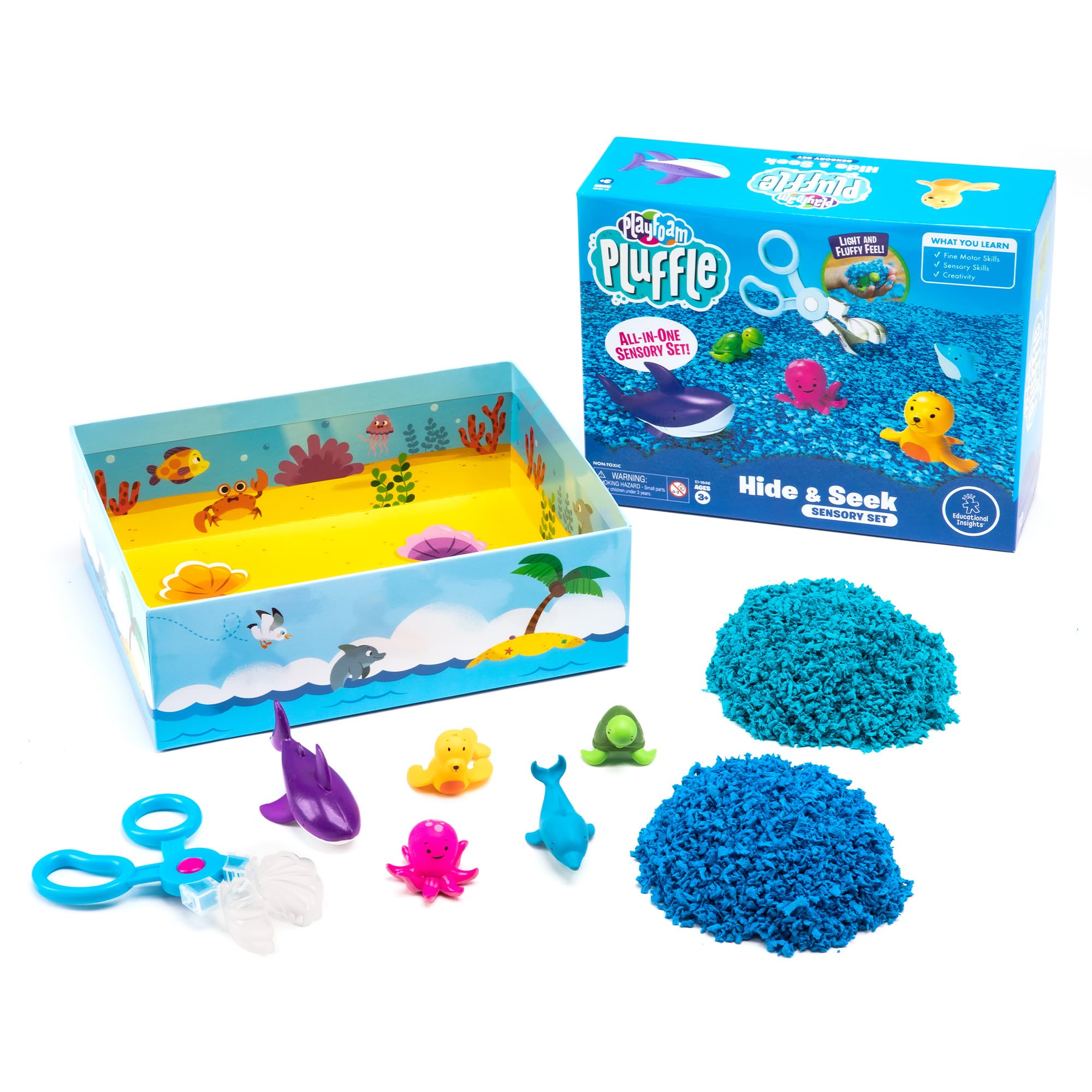 Amazon.com: Educational Insights Pluffle® Ocean Sensory Set with 2