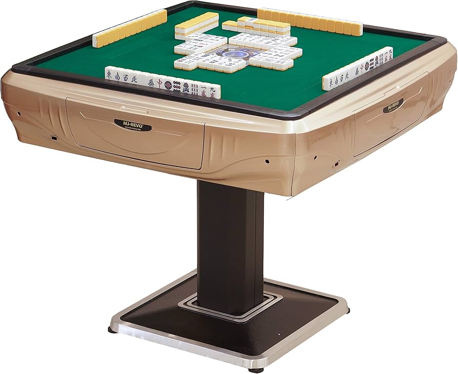 Amazon.co.jp: MJ-REVO 全自動麻雀卓 SE 33ミリ牌 シャンパンゴールド