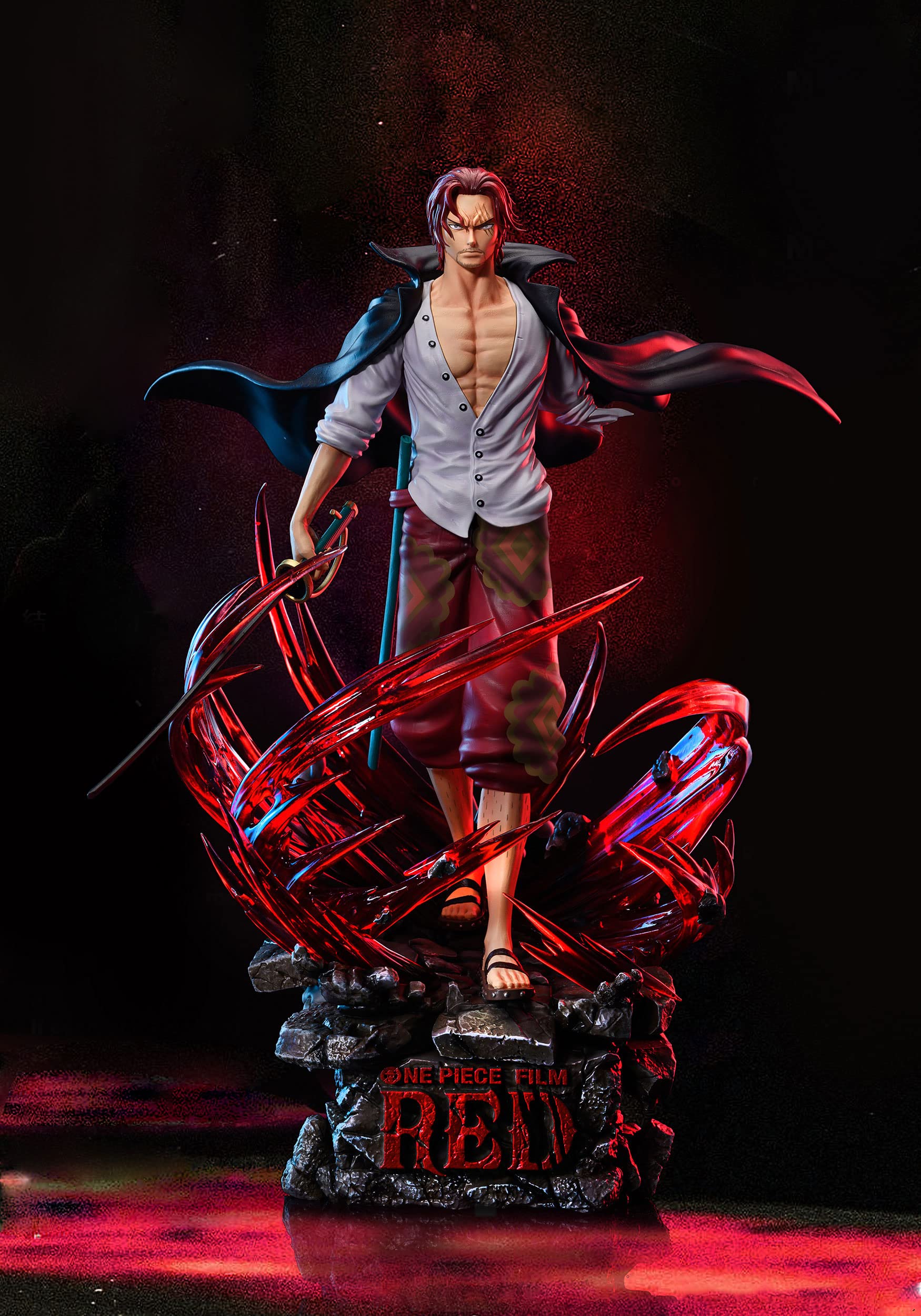 Amazon.co.jp: 赤髪のシャンクス フィギュア 1/6スケール 塗装済み完成