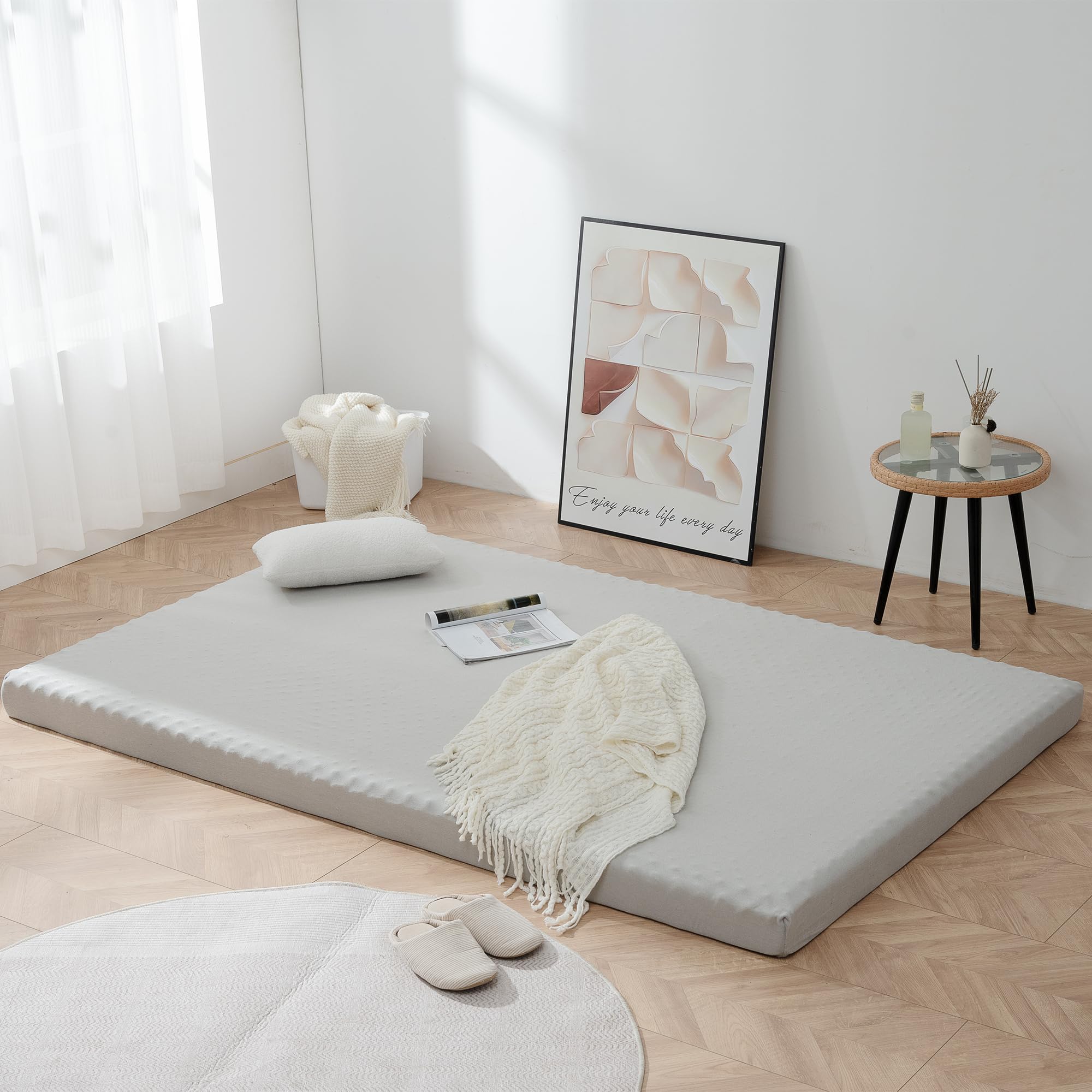 Amazon｜高反発マットレス 97×195 厚さ10cm シングル｜ベッドフレーム