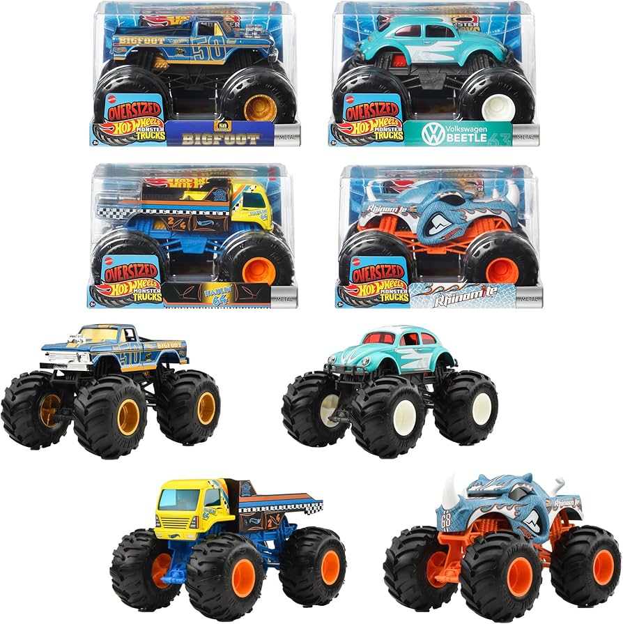 Amazon | ホットウィール(Hot Wheels) モンスタートラック ビッグ