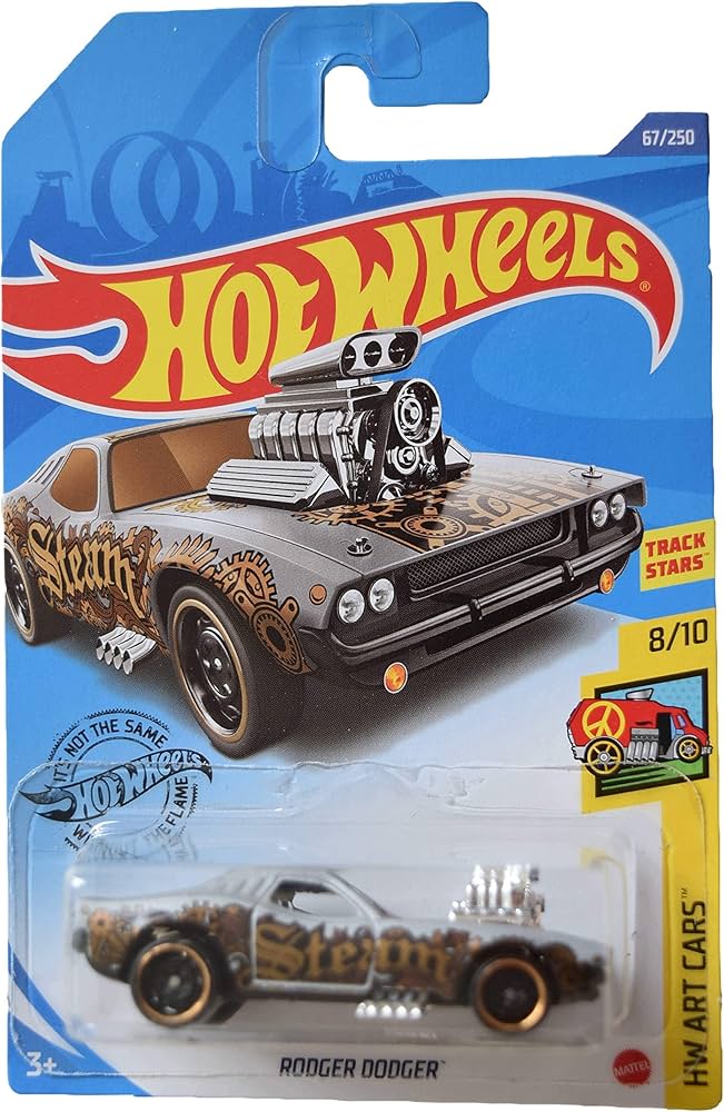 Amazon.com: Hot Wheels Rodger Dodger, [Silver] 67/250 Art Cars 8