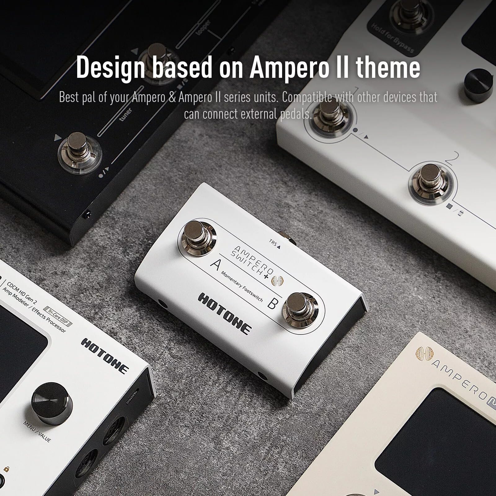 Amazon.com: Hotone Ampero Switch+ FS-2 Dual Foot Switch : Musical