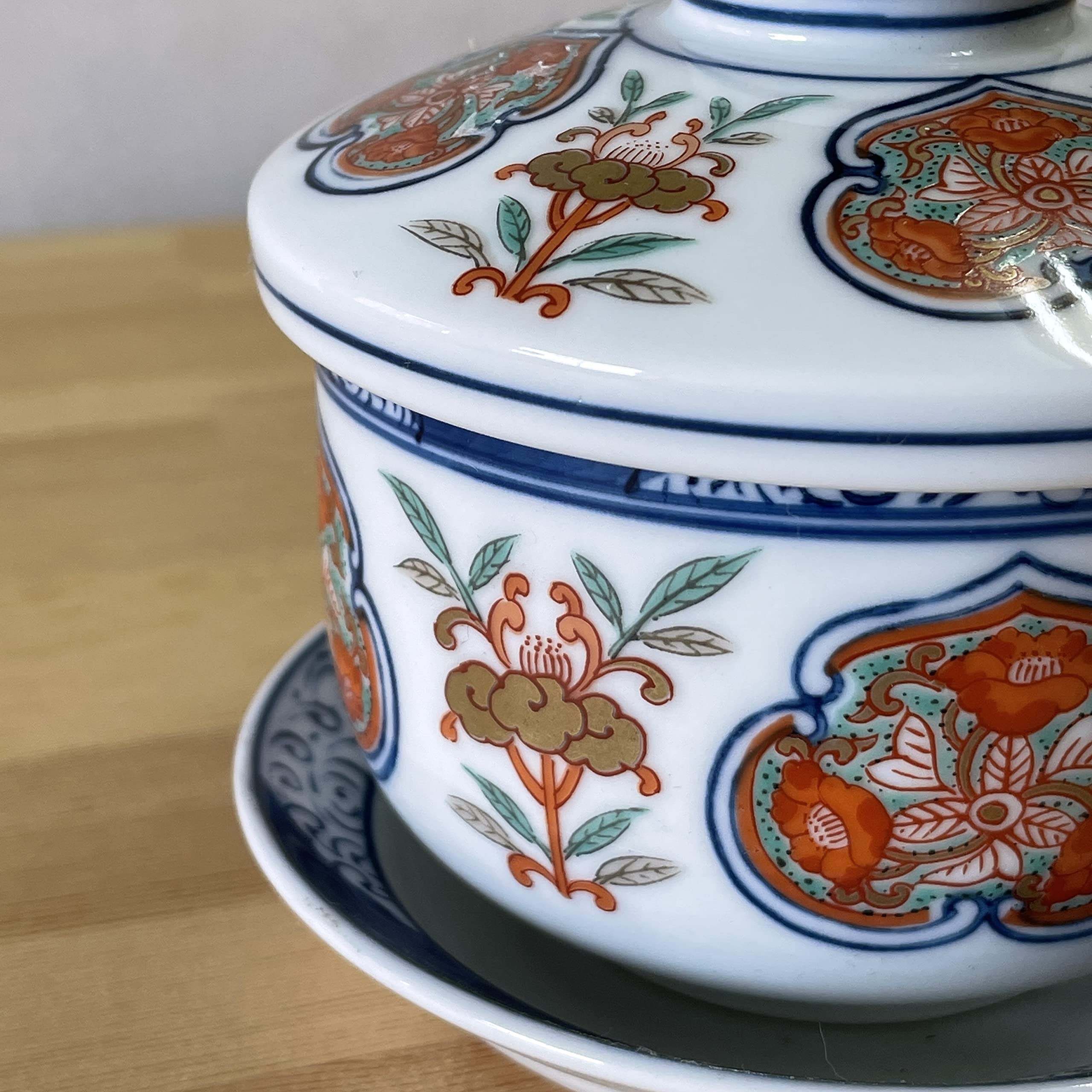 Amazon | 有田焼 錦古伊万里 蒸し碗 茶碗蒸し アウトレット 5個セット