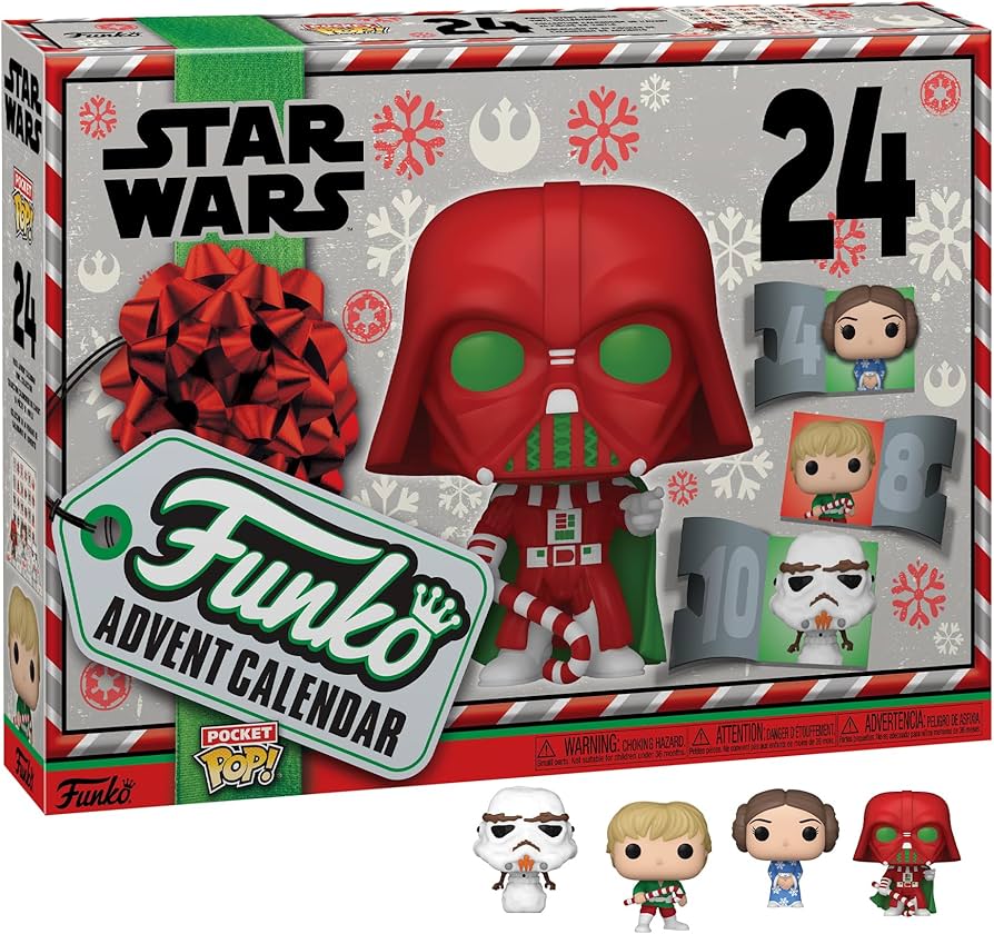 Amazon.com: Funko Pop! Advent Calendar: Star Wars - 24 Days of