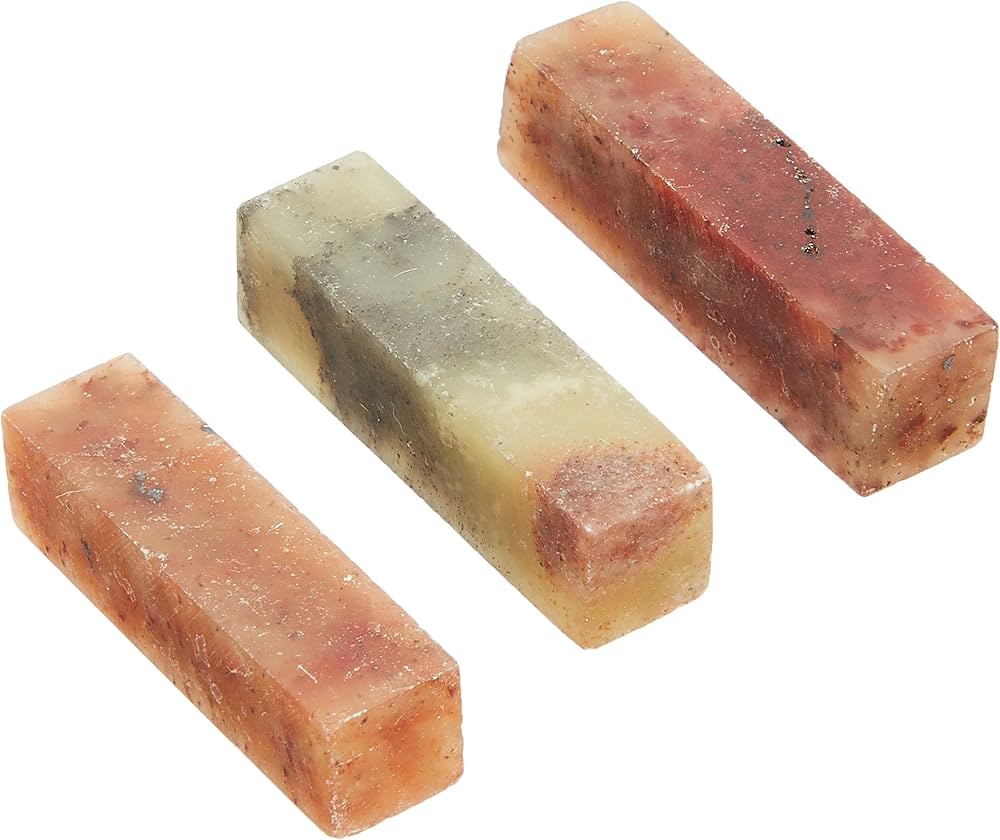 Amazon.co.jp: 墨運堂 印材 寿山石 篆刻用 TJ-10 3本入 10mm角 21451