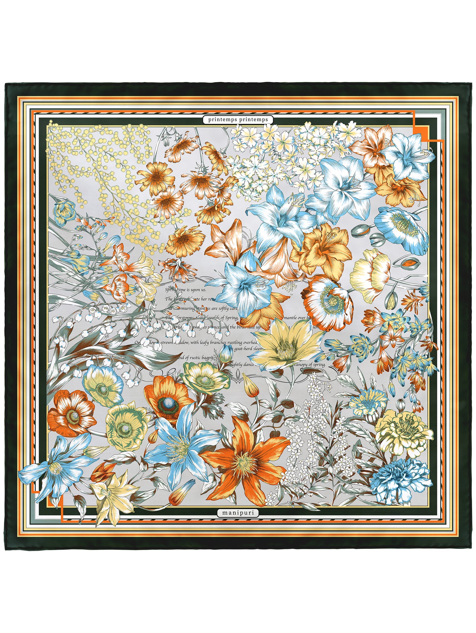 シルクスカーフ88＞スプリングスプリング – manipuri