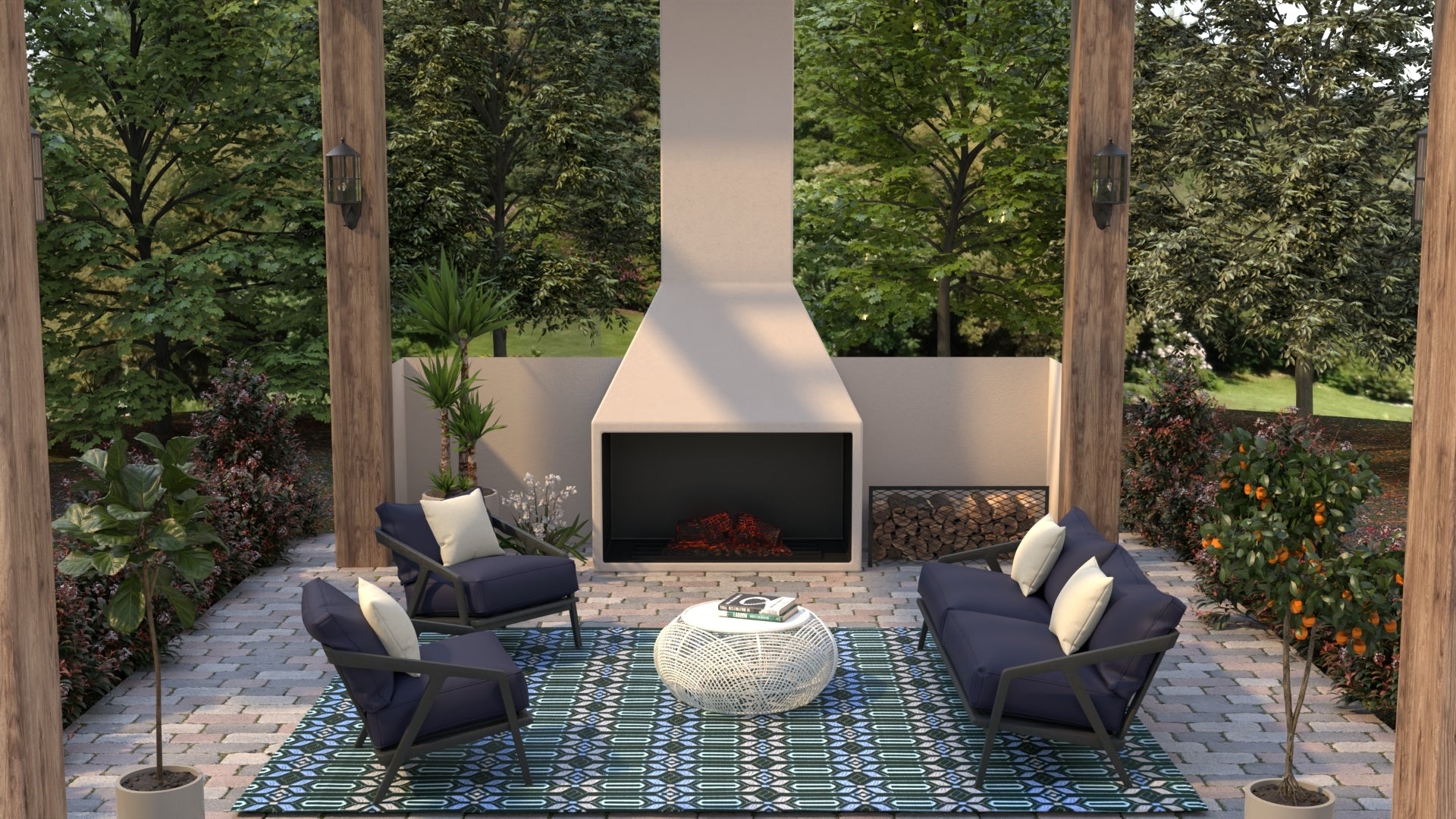 Moroccan Dark Periwinkle – Mad Mats