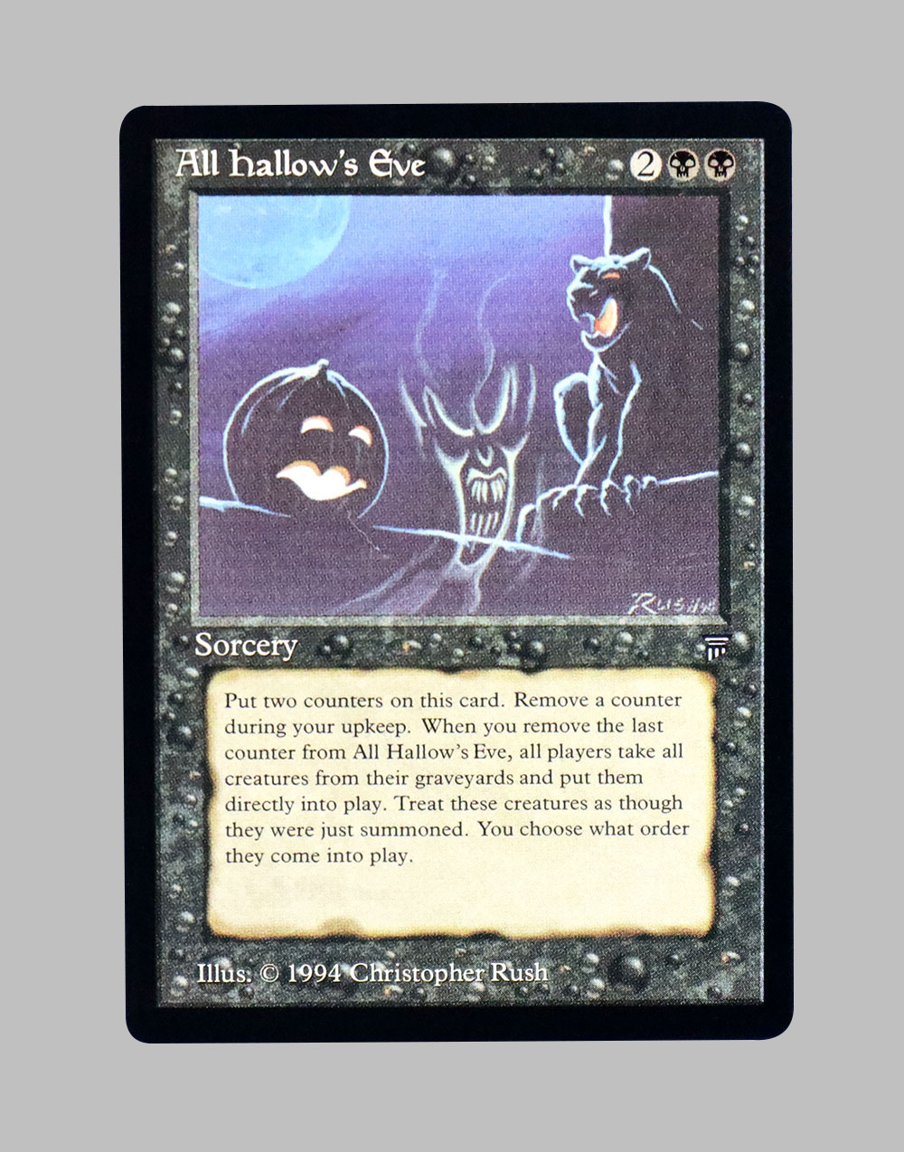 All Hallow's Eve regular from Legends (LEG) MTG Proxy - magic-cardplus