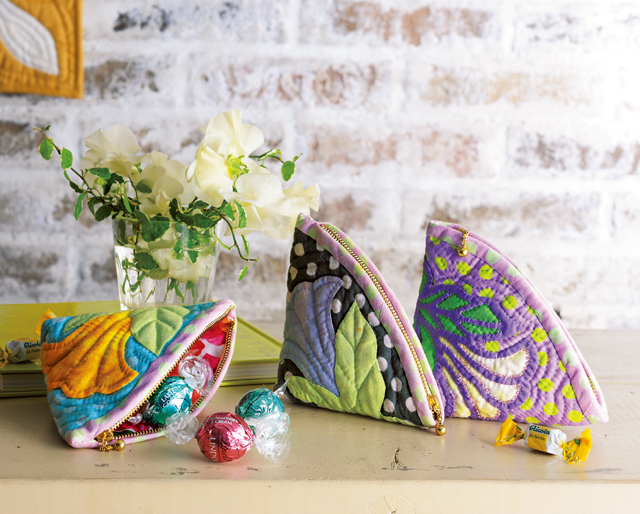 キャシー中島さんが作る、3つおそろいでプレゼントしたい「三角ポーチ