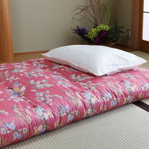 2,200円お得] わた打ち直し 柄お任せ 掛布団／ふっくら敷布団セット