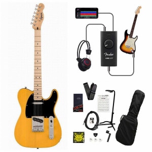 Squier by Fender / Sonic Telecaster Maple FB BK PG Butterscotch