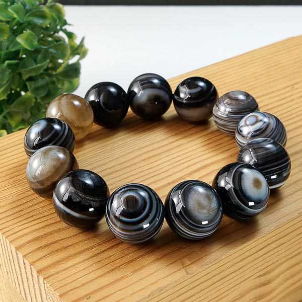 厳選】チベット秘宝☆お守り♪天眼石(18mm)ブレスレット | 天然石一覧