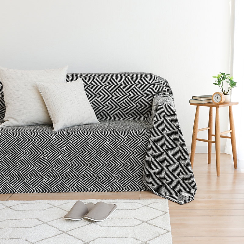 マルチカバー モノクロ BK ※4サイズ有の通販｜東京インテリア公式通販