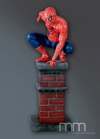 スパイダーマン2 スパイダーマン 等身大フィギュア