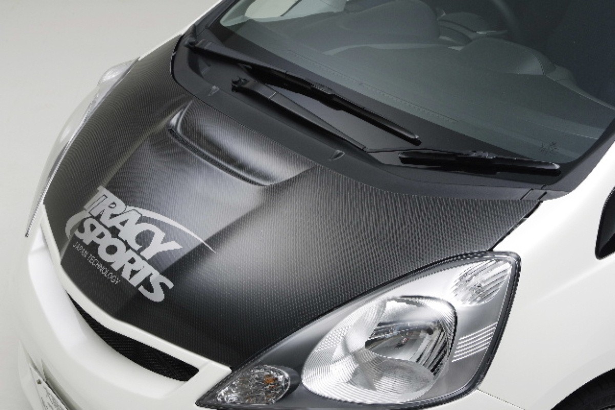 GE型 フィット FIT カーボン エアロボンネット Carbon Bonnet CFRP