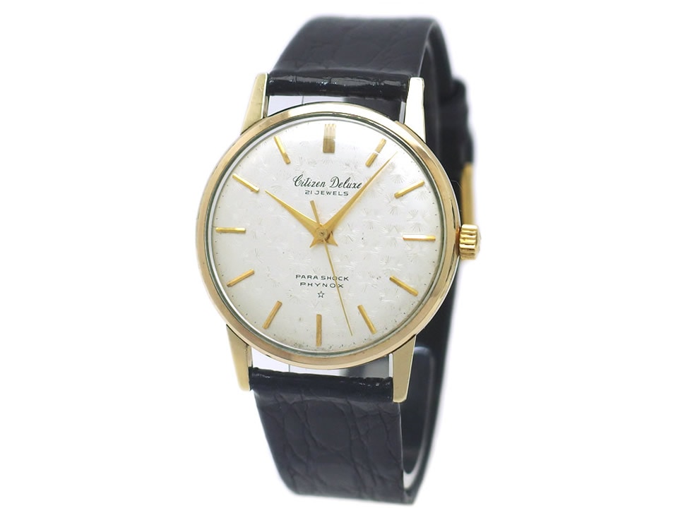 シチズン デラックス Ref.51407093 変わり文字盤 GF 21石 手巻 OH済
