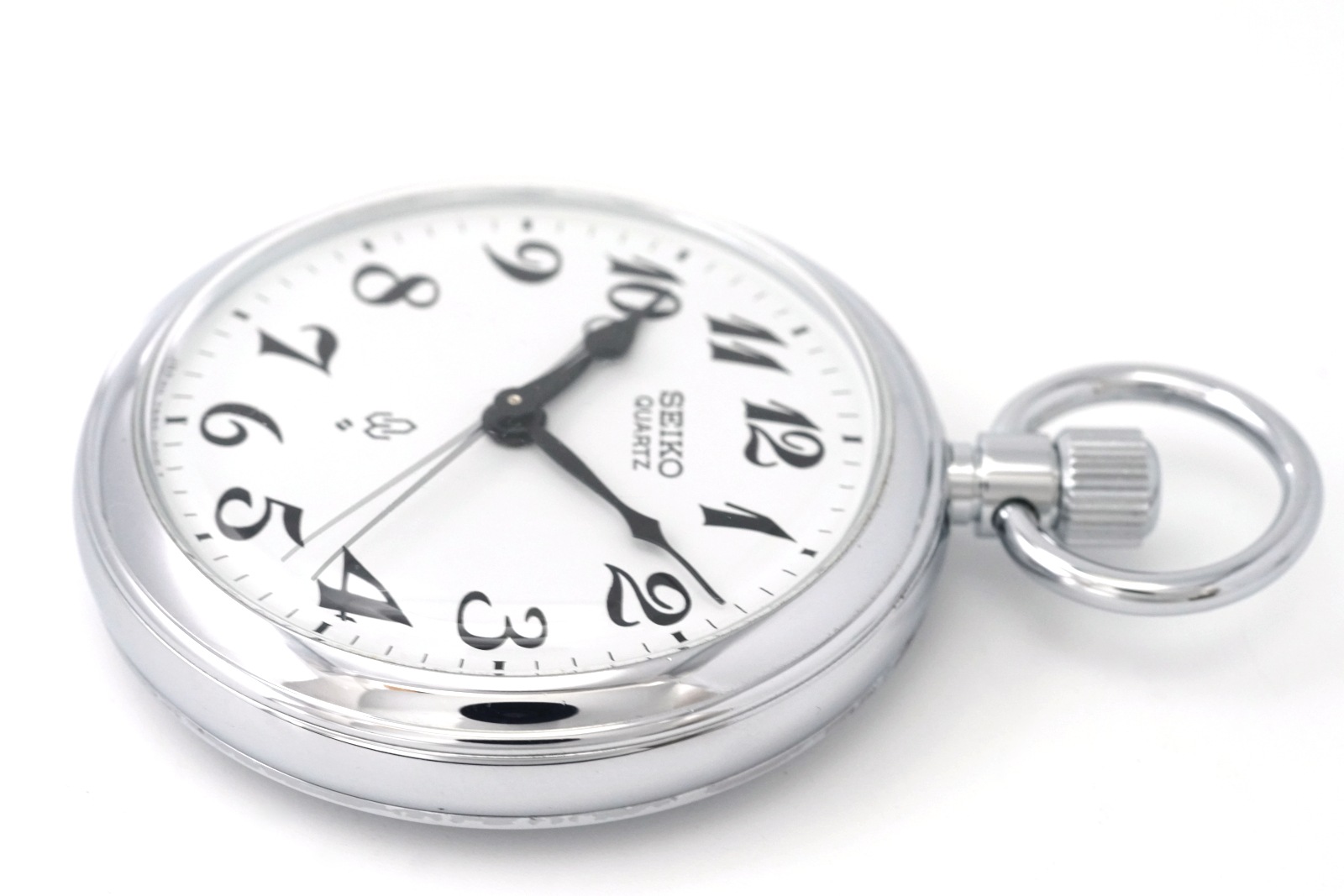 セイコー クオーツ 懐中時計 7550-0010 名古屋駅 武豊線開業100周年