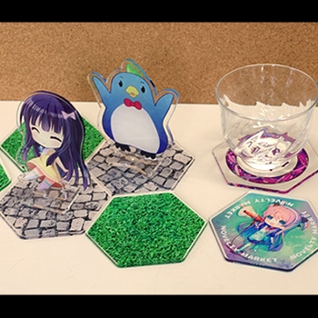 六角形アクリルプレート | ノベルティ市場