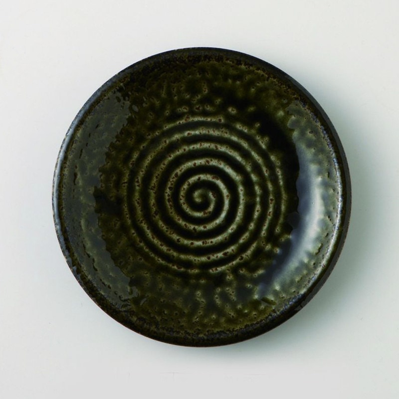 黒織部 6.0皿 - すべての商品 - 食器 HatsuZan Online Shop