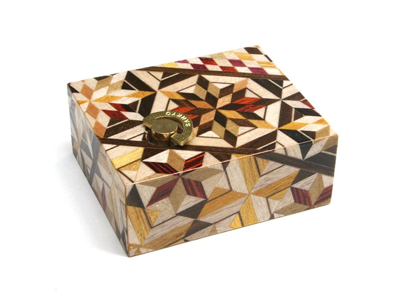 寄木細工 からくりオルゴール（曲名：Yesterday） | からくり箱 | 寄木