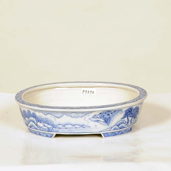 現代小鉢：月香 楕円鉢 16.6cm【現】(共箱・共布 有) | すべての商品