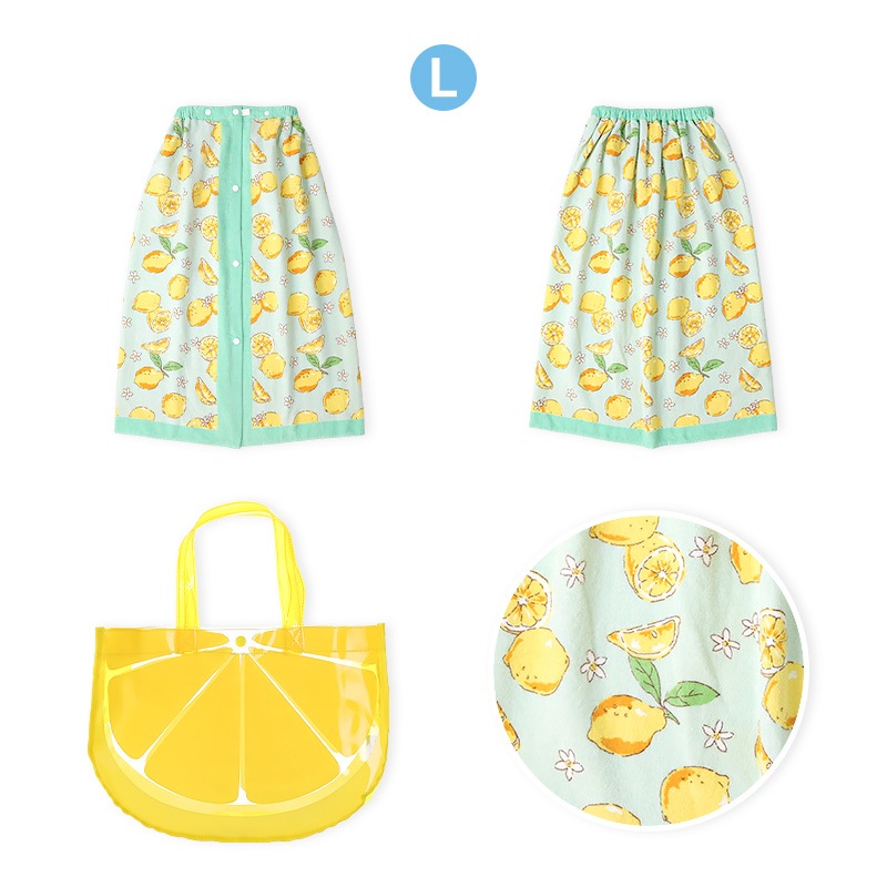 送料無料】 ラップタオル 80cm プールバッグ 2点セット スイムセット