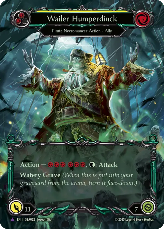 EN】《Cold Foil》[Pirate Necromancer] Wailer Humperdinck