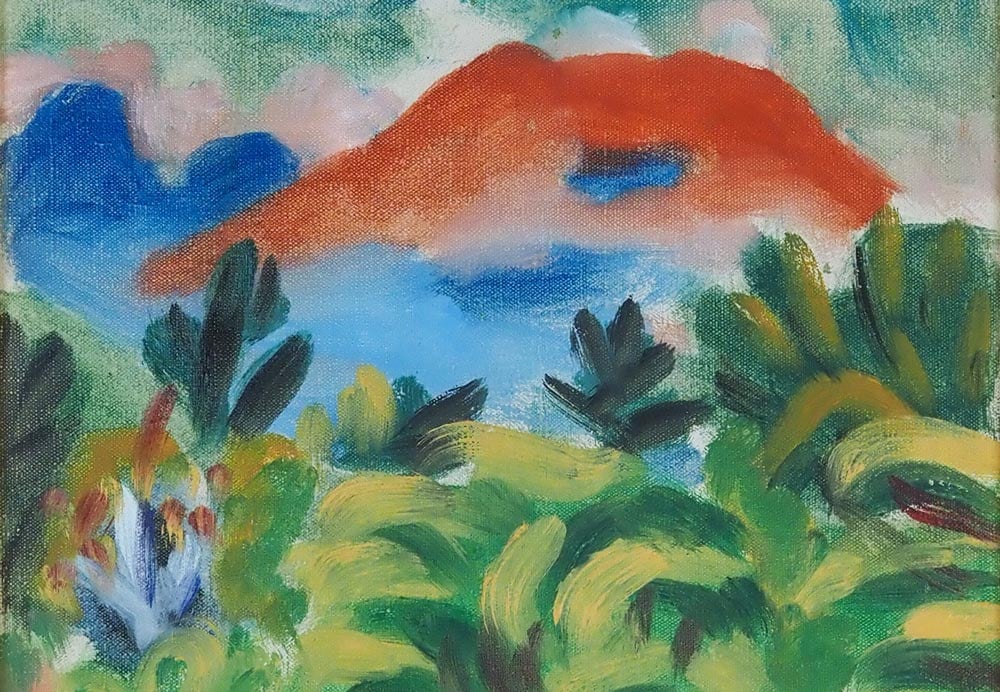 梅原龍三郎 「淺間山」 | | アトリエ・ブランカ