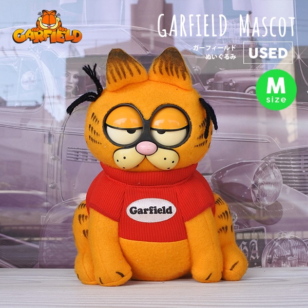 ガーフィールド ぬいぐるみ キャラクター GARFIELD 吸盤 オレンジ