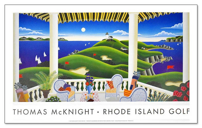 ロードアイランドゴルフ（トーマス マックナイト） ポスター販売のアズ
