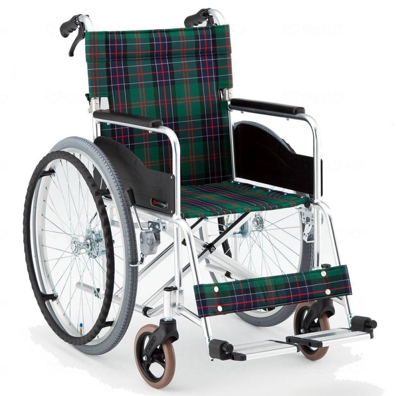 自走用車椅子AR－271B 背折れ式・介助ブレーキ付・後輪24