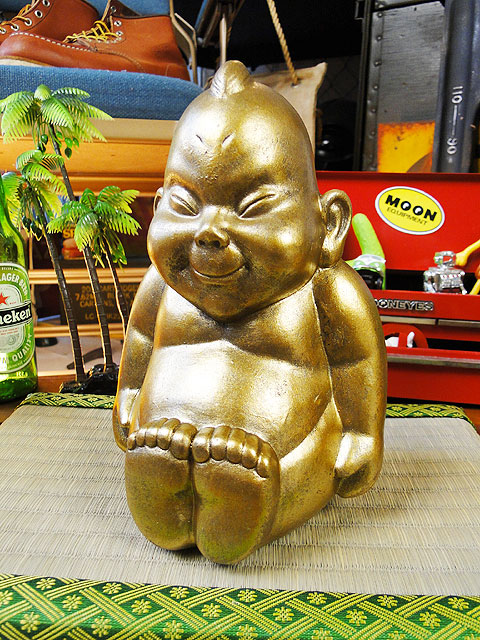 商売繁盛＆開運招福 大阪名物ビリケンさんの縁起のええ置物 （Mサイズ