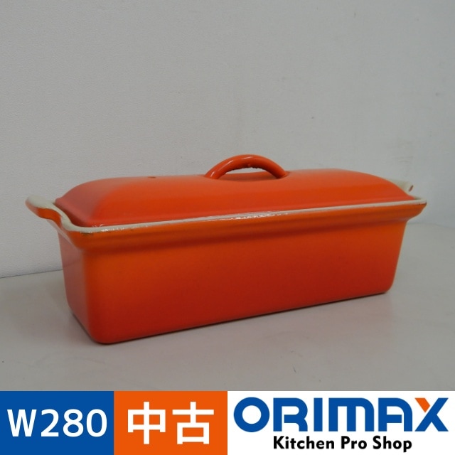 中古】 A07087 テリーヌ型 『ル クルーゼ テリーヌ レクタ 28cm』 made