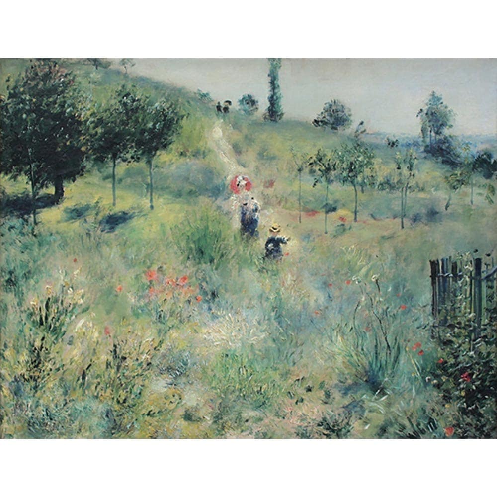 草原の坂道 【10号】 ピエール＝オーギュスト・ルノワール 【 額縁が