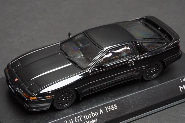 1/43 京商 03708A トヨタ スープラ 3.0 GT ターボ A 1988 ブラック 京