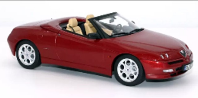 予約 187854 ノレブ 1/18 アルファ ロメオ スパイダー 1999 メタリック