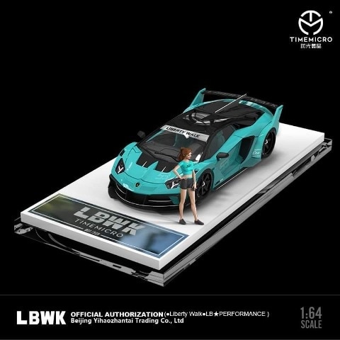 予約 LBWK & TM Time Micro 1/64 ランボルギーニ アヴェンタドール