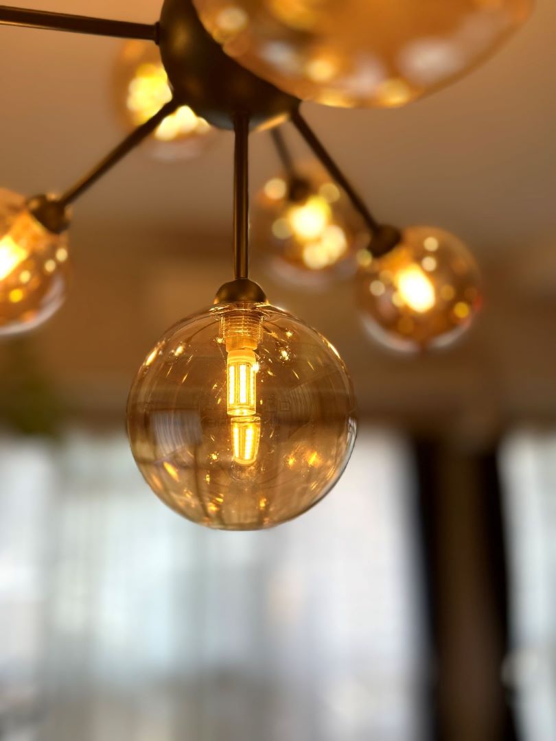 LEDペンダントランプ IND-021/10 G9型LED10灯タイプ ゴールド | ライト