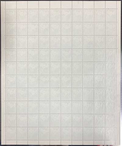 通常切手 第4次ローマ字入り すいせん60円 100枚シート | 切手,通常