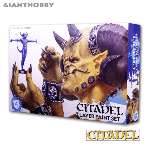 シタデル/レイヤーカラー】 シタデル・レイヤーペイントセット(20本