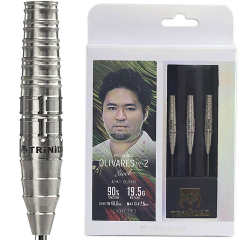 トリニダード オリバレス2 スティール19.5g 大石藍貴選手 ハードダーツ