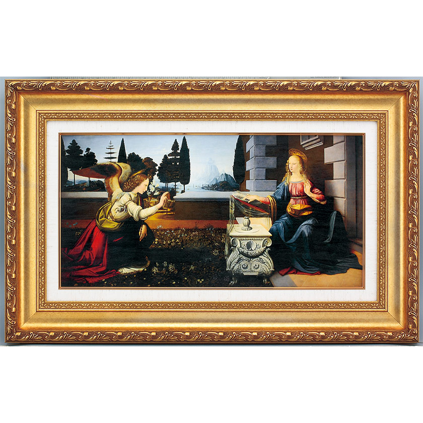 ダ・ヴィンチ 「受胎告知」 立体複製名画 【5％ポイント還元中