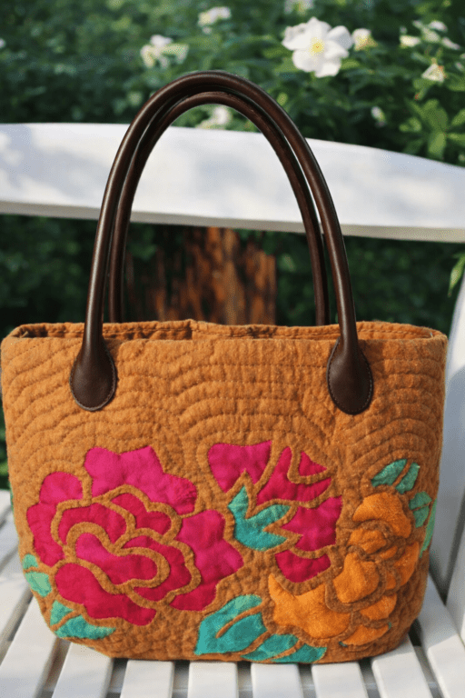 ステンドグラスキルト